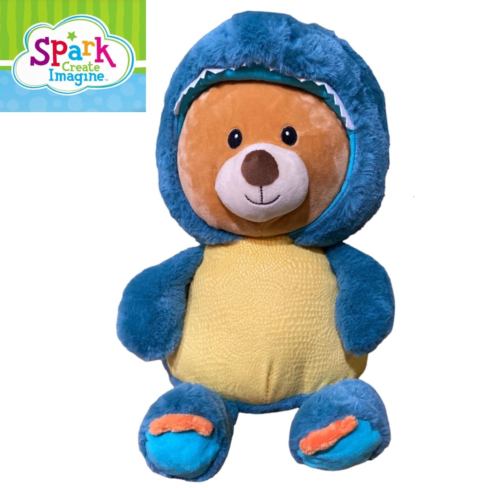 Spark Teddy Bear In Dinosaur Disguise